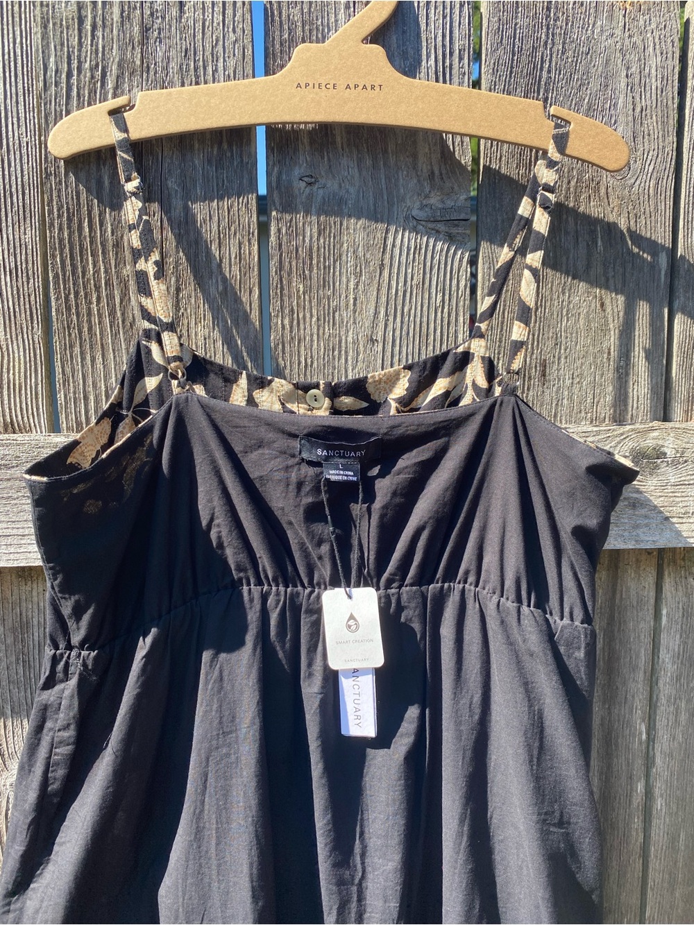 SANCTUARY NWT LARGE 
Women's Cotton Tiered
Picot Maxi Dress BANDANA PRINT - Picture 11 of 14